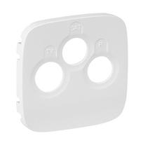 Cover plate Valena Allure - TV-R-SAT socket - white