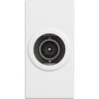 TV socket star coaxial socket for single-user aerial systems