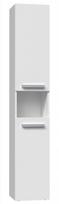 Bathroom cabinet NEL I 31x30x174 cm, matt white