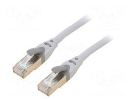 Patch cord | S/FTP | Cat 6a | RJ45 plug,both sides | OFC | 1.5m | PVC