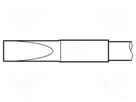 Tip | cutting | 4.3x0.1mm | longlife,non wettable