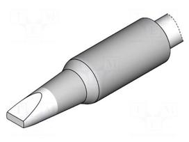 Tip | chisel | 2.7x1mm | thicker iron layer,longlife