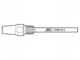 Tip: for desoldering irons | 5.2x3mm | Features: longlife