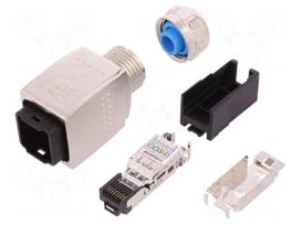 Connector: RJ45 | plug | PIN: 4 | Cat 5 | shielded | 8p4c | Øcable: 4÷11mm