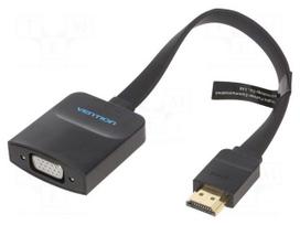 Converter | D-Sub 15pin HD socket,HDMI plug | Full HD 1080p