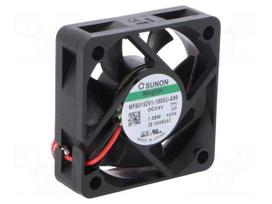 Fan: DC | axial | 24VDC | 50x50x15mm | 28.88m3/h | 33dBA | Vapo | 6100rpm