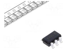 Transistor: P-MOSFET | unipolar | -30V | -5.9A | 2.5W | TSOP6