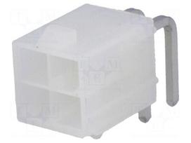 Connector: wire-board | socket | male | PIN: 4 | Mini-Fit Jr | 13A | THT