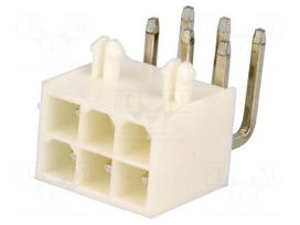 Connector: wire-board | socket | male | PIN: 6 | THT | PCB snap | 4.2mm