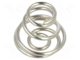 Spring contact | 2/3A,AA,R6 | Batt.no: 1 | screw