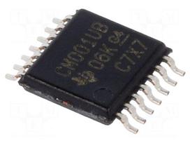 IC: digital | NOR | Ch: 4 | IN: 2 | CMOS | SMD | TSSOP14 | 3÷18VDC | -55÷125°C
