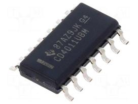 IC: digital | NAND | Ch: 4 | IN: 2 | CMOS | SMD | SOIC14 | 3÷18VDC | -55÷125°C