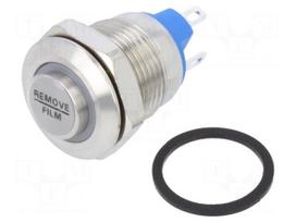 Switch: vandal resistant | Pos: 2 | SPST-NO | 2A/36VDC | IP65 | OFF-(ON)