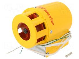 Signaller: sound | siren | 230VAC | 120dB | Master Blaster | IP21A | ABS