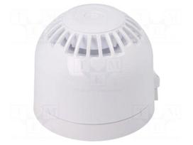 Signaller: sound | siren | 9÷60VDC | 106dB | Sonos | IP21 | white