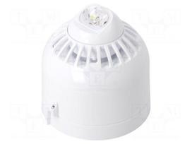 Signaller: lighting-sound | 17÷60VDC | horn,flashing light | LED