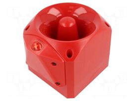Signaller: lighting-sound | 17÷60VDC | siren,flashing light | LED
