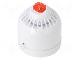 Signaller: lighting-sound | 17÷60VDC | horn,flashing light | LED