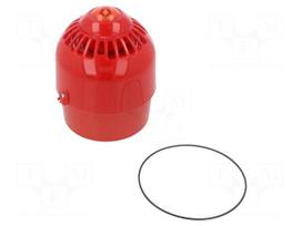 Signaller: lighting-sound | 17÷60VDC | horn,flashing light | LED