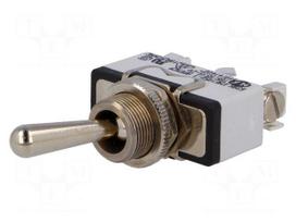 Switch: toggle | Pos: 3 | SP3T | ON-OFF-ON | 10A/250VAC | 5A/24VDC | 600H