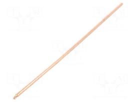 Heatsink: heat pipe | round | natural | L: 200mm | copper | raw | Ø: 4mm