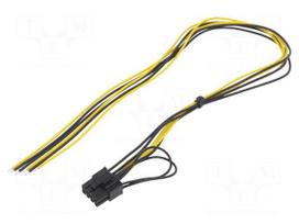 Cable: mains | PCIe 8pin female,cables | 0.45m