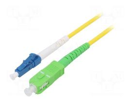 Fiber patch cord | OS2 | LC/UPC,SC/APC | 1m | 9/125um | LSZH | yellow