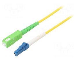 Fiber patch cord | OS2 | LC/UPC,SC/APC | 25m | 9/125um | LSZH | yellow