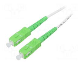 Fiber patch cord | OS2 | SC/APC,both sides | 10m | 9/125um | LSZH | LAN