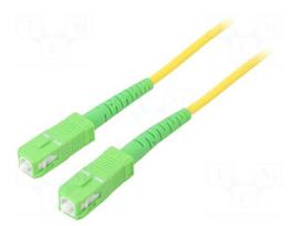 Fiber patch cord | OS2 | SC/APC,both sides | 10m | 9/125um | LSZH | LAN