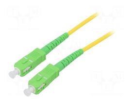 Fiber patch cord | OS2 | SC/APC,both sides | 20m | 9/125um | LSZH | LAN