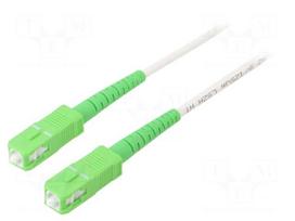 Fiber patch cord | OS2 | SC/APC,both sides | 15m | 9/125um | LSZH | LAN