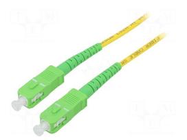 Fiber patch cord | OS2 | SC/APC,both sides | 15m | 9/125um | LSZH | LAN
