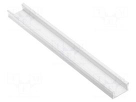 Profiles for LED modules | white | 1m | GLAX MINI | aluminium