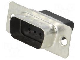 Connector: D-Sub | PIN: 9 | plug | male | for cable | straight