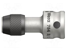 Adapter bit | hexagonal | HEX 1/4" | square,keyless | 10mm | 3/8"