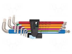 Wrench: hex key-set | inch,Hex Plus,spherical | stainless steel