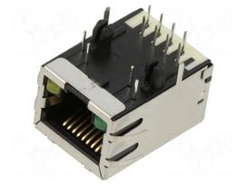 Connector: RJ45 | socket | PIN: 8 | Cat 5 | shielded,with LED | 8p8c