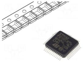 IC: STM32 ARM microcontroller | 48MHz | LQFP48 | 2÷3.6VDC | STM32F0