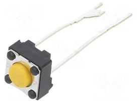 Microswitch TACT | SPST-NO | Pos: 2 | 0.05A/24VDC | THT | none | 1.47N