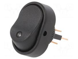ROCKER | SPST | Pos: 2 | ON-OFF | 30A/12VDC | blue | RD | Rcont max: 50mΩ