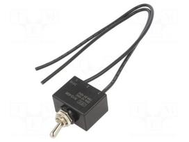 Switch: toggle | Pos: 2 | SPST | ON-OFF | 25A/12VDC | Leads: cables | 50mΩ