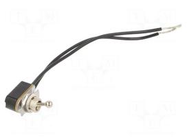Switch: toggle | Pos: 2 | SPST | ON-OFF | 6A/12VDC | Leads: cables | TC/TC
