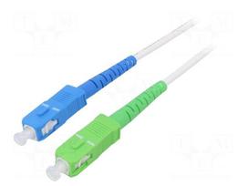 Fiber patch cord | OS2 | SC/APC,SC/UPC | 3m | 9/125um | LSZH | white | LAN