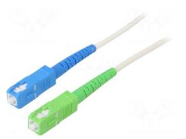 Fiber patch cord | OS2 | SC/APC,SC/UPC | 30m | 9/125um | LSZH | white