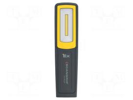 Torch: LED | IP65 | 100lm,200lm | 2.5h,5h | L: 181.8mm | W: 46mm | H: 29mm