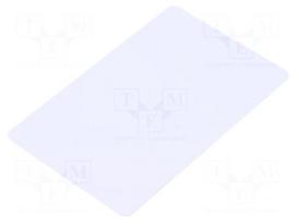 RFID Card | 86x54x0.8mm | 13.56MHz | -25÷65°C | ISO: ISO 7816