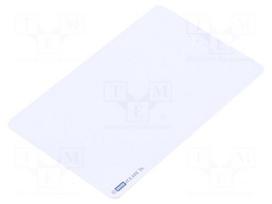RFID Card | 86x54x0.8mm | 13.56MHz | -25÷65°C | ISO: ISO 7816