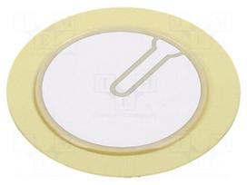 Sound transducer: piezo signaller | without built-in generator