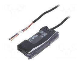 Sensor: optical fiber amplifier | PNP | Connection: cables | 2m
